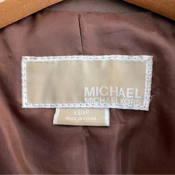 Michael Kors Genuine Leather Jacket, women’s size - XS